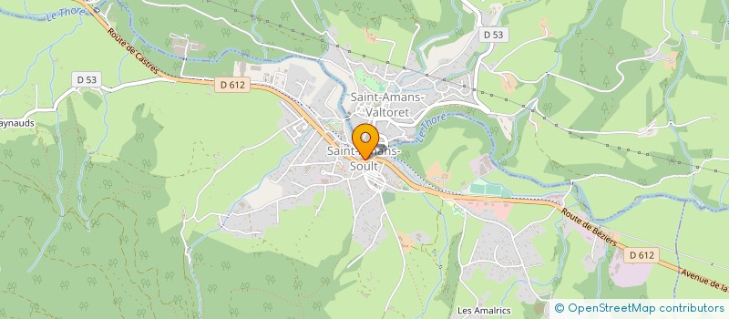 localisation de l'entreprise MONSIEUR SYLVAIN JAMIN  LAVAL-ROQUECEZIERE
