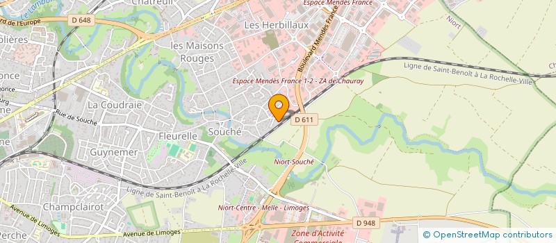 localisation de l'entreprise MONSIEUR SYLVAIN JANOUIN à NIORT