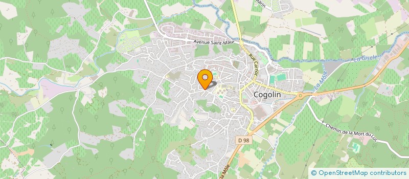 localisation de l'entreprise MONSIEUR SYLVAIN JANSSEN  COGOLIN