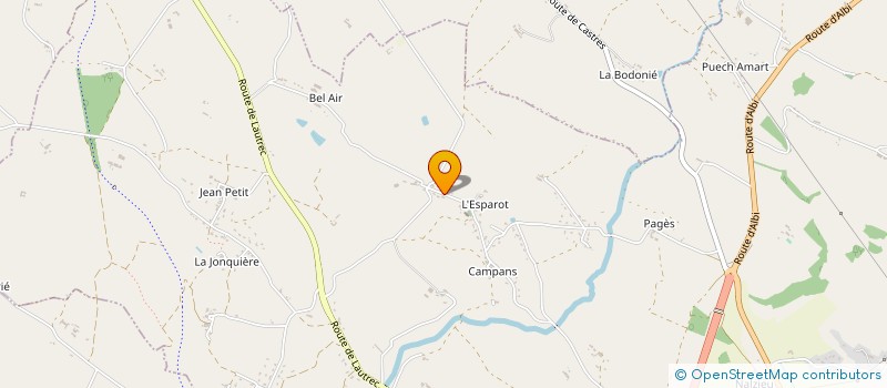 localisation de l'entreprise MONSIEUR SYLVAIN JARROUX  CASTRES