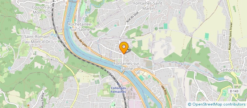 localisation de l'entreprise MONSIEUR SYLVAIN JAS  FONTAINES-SUR-SAONE