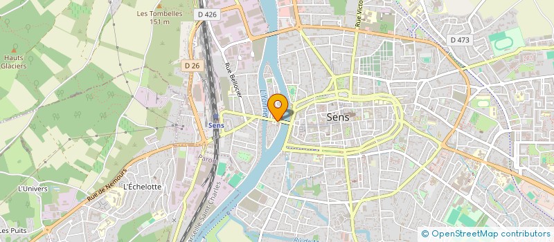 localisation de l'entreprise MONSIEUR SYLVAIN JASPART  SENS