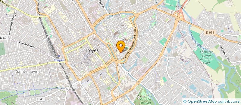 localisation de l'entreprise MONSIEUR SYLVAIN JASPIERRE à TROYES