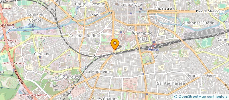 localisation de l'entreprise MONSIEUR SYLVAIN JEULAND à RENNES