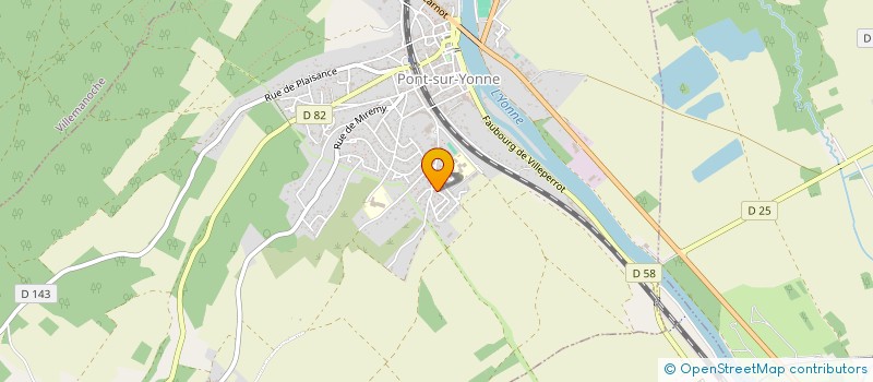 localisation de l'entreprise MONSIEUR SYLVAIN JEUNEHOMME  PONT-SUR-YONNE