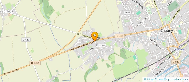 localisation de l'entreprise MONSIEUR SYLVAIN JOLIVEAU  OGNES