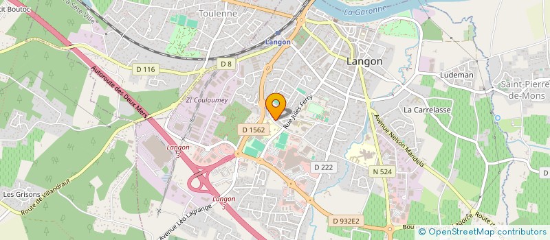 localisation de l'entreprise MONSIEUR SYLVAIN JONET  LANGON