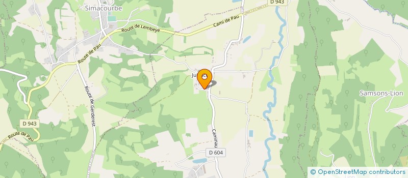 localisation de l'entreprise MONSIEUR SYLVAIN JOUANCASTAY  PEYRELONGUE-ABOS