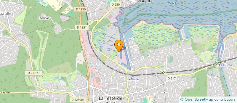 localisation de l'entreprise MONSIEUR SYLVAIN JOUBERT PINET à LA TESTE-DE-BUCH