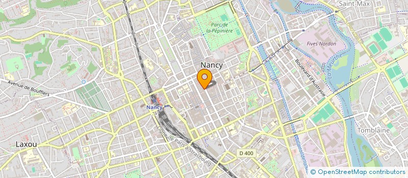 localisation de l'entreprise MONSIEUR SYLVAIN JOURDANET  NANCY