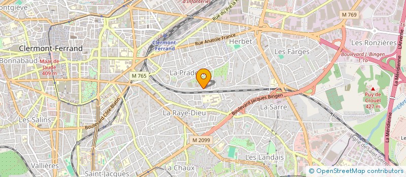 localisation de l'entreprise MONSIEUR SYLVAIN JOUVE  CLERMONT-FERRAND