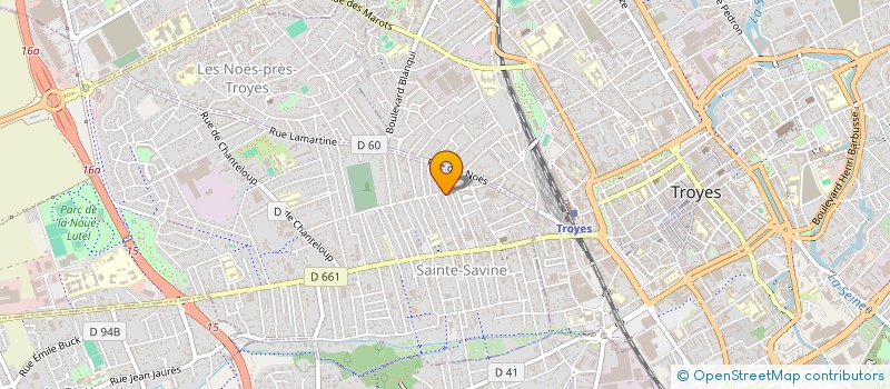 localisation de l'entreprise MONSIEUR SYLVAIN JOUVENET  SAINTE-SAVINE