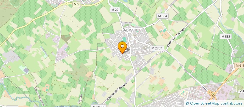 localisation de l'entreprise MONSIEUR SYLVAIN JUANA  SAUSSAN