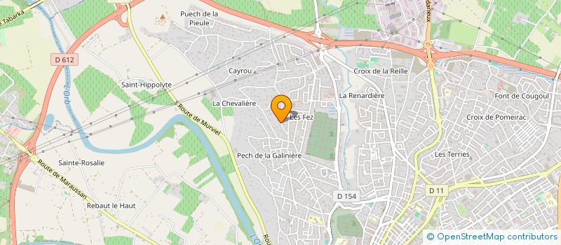 localisation de l'entreprise MONSIEUR SYLVAIN JULLIARD  BEZIERS