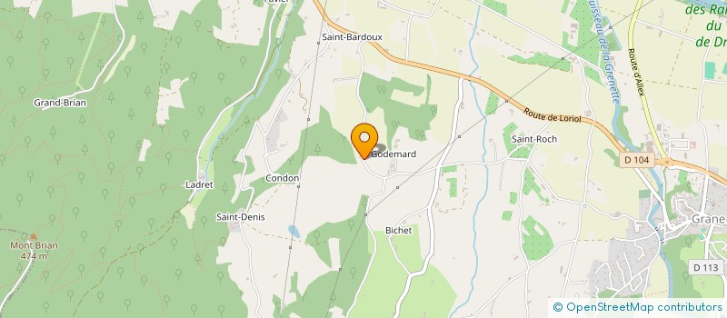 localisation de l'entreprise MONSIEUR SYLVAIN KALISZ  GRANE