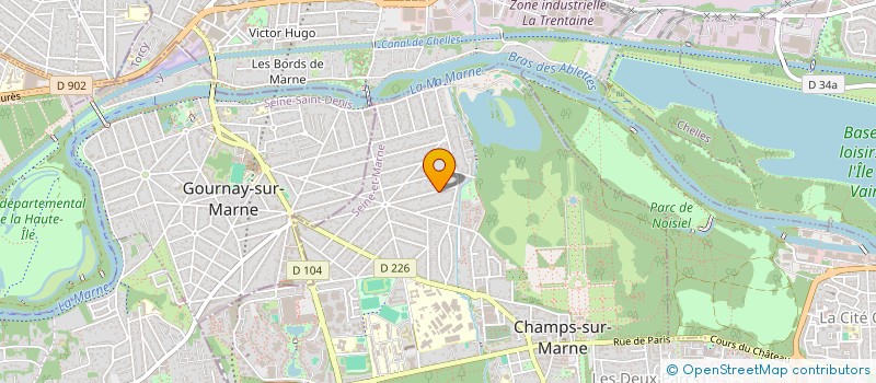 localisation de l'entreprise MONSIEUR SYLVAIN KANAGARATNAM  CHAMPS-SUR-MARNE