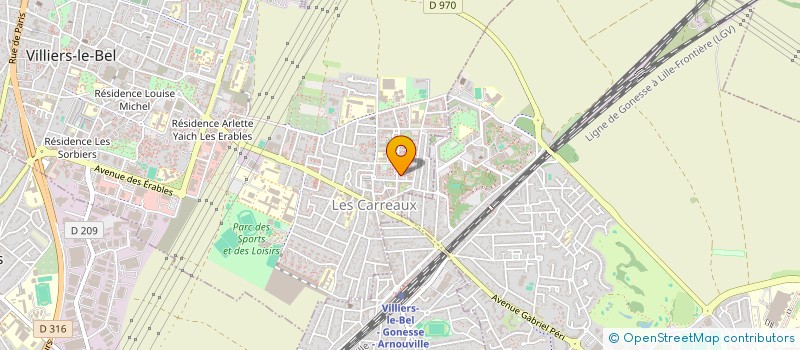 localisation de l'entreprise MONSIEUR SYLVAIN KARACA  VILLIERS-LE-BEL