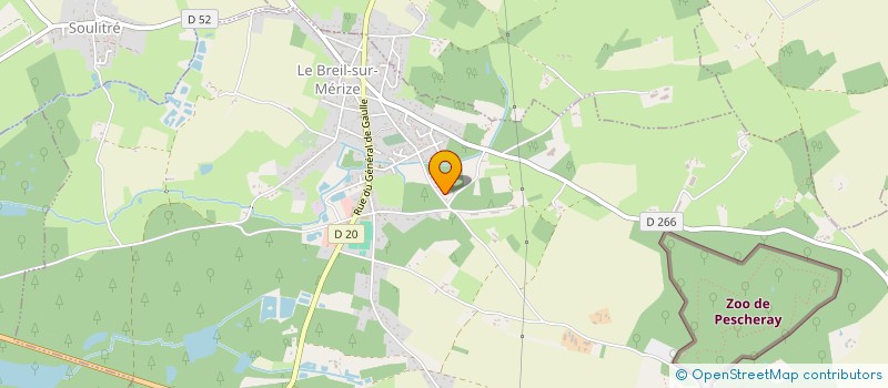 localisation de l'entreprise MONSIEUR SYLVAIN KERAMPRAN à LE BREIL-SUR-MERIZE