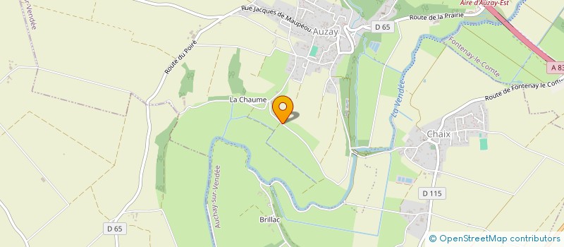 localisation de l'entreprise MONSIEUR SYLVAIN KERJOSE  DOIX LES FONTAINES