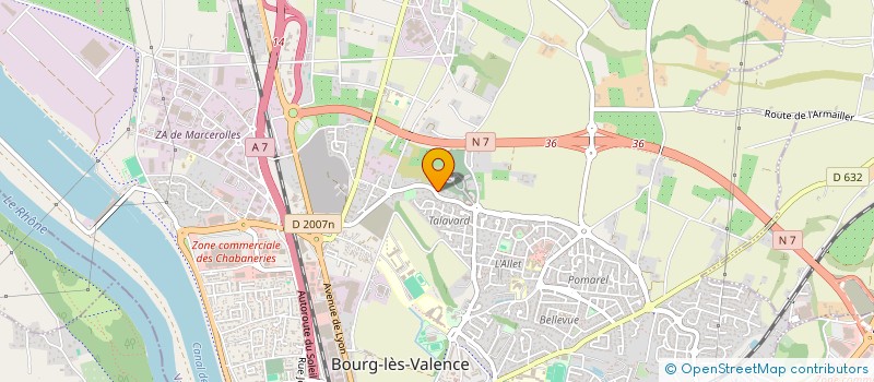 localisation de l'entreprise MONSIEUR SYLVAIN KIEFFER-LAFOREST  BOURG-LES-VALENCE