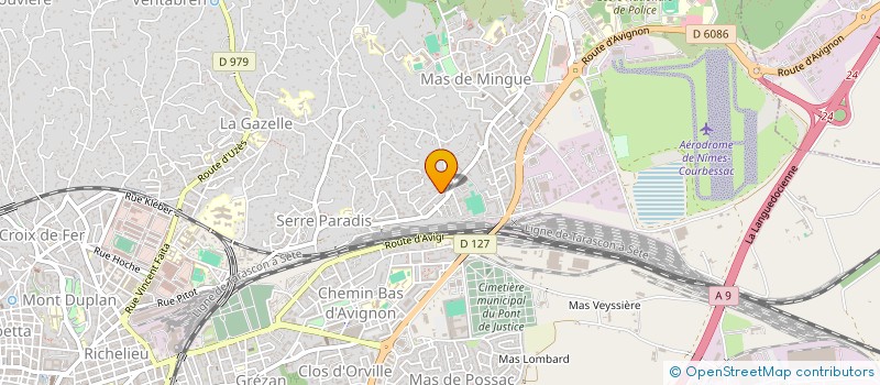 localisation de l'entreprise MONSIEUR SYLVAIN KLOWSKOWSKY  NIMES