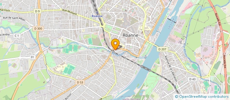 localisation de l'entreprise MONSIEUR SYLVAIN KORNIAGO  ROANNE