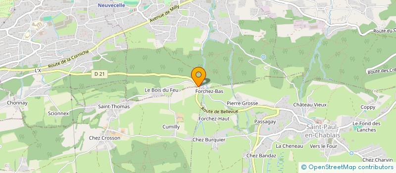 localisation de l'entreprise MONSIEUR SYLVAIN LA MALFA  NEUVECELLE