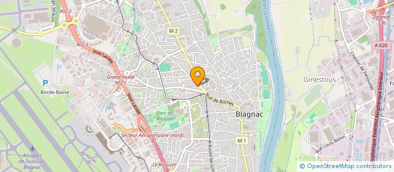 localisation de l'entreprise MONSIEUR SYLVAIN LACARRIERE à BLAGNAC