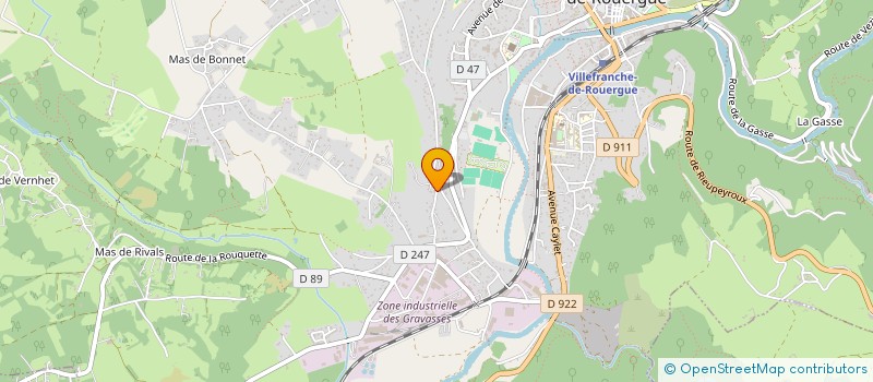 localisation de l'entreprise MONSIEUR SYLVAIN LACASSAGNE  MALEVILLE