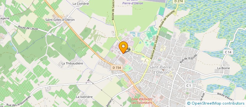 localisation de l'entreprise MONSIEUR SYLVAIN LACHAISE  SAINT-PIERRE-D OLERON