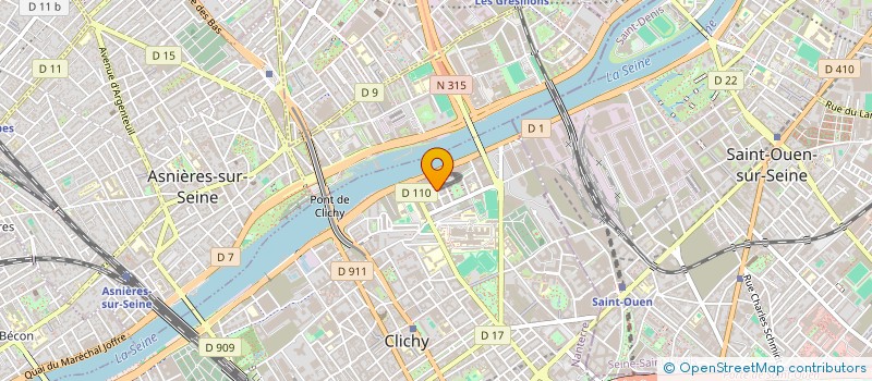 localisation de l'entreprise MONSIEUR SYLVAIN LACOURT  CLICHY