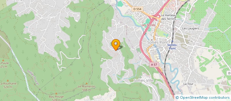 localisation de l'entreprise MONSIEUR SYLVAIN LACROIX  SOLLIES-VILLE