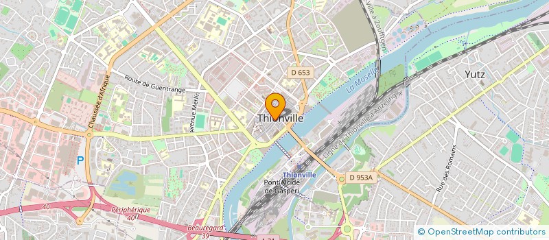 localisation de l'entreprise MONSIEUR SYLVAIN LACROIX  THIONVILLE