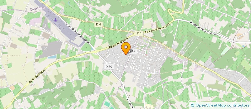 localisation de l'entreprise MONSIEUR SYLVAIN LAFARGE  PERNES-LES-FONTAINES