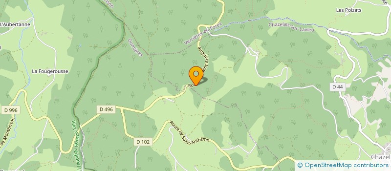 localisation de l'entreprise MONSIEUR SYLVAIN LAFARGE  CHAZELLES-SUR-LAVIEU