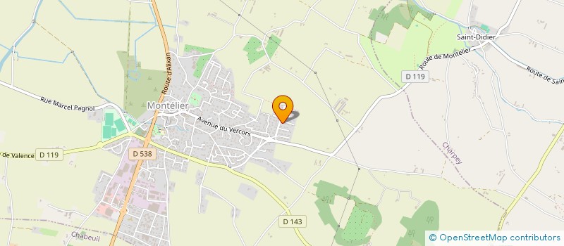 localisation de l'entreprise MONSIEUR SYLVAIN LAFAURIE  MONTELIER