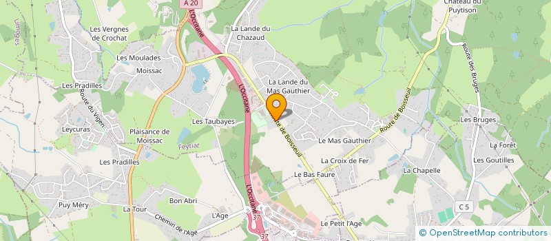 localisation de l'entreprise MONSIEUR SYLVAIN LAFLEUR  BOISSEUIL