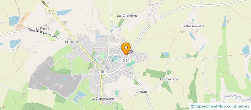 localisation de l'entreprise MONSIEUR SYLVAIN LAFON LELIEVRE  VAIRE