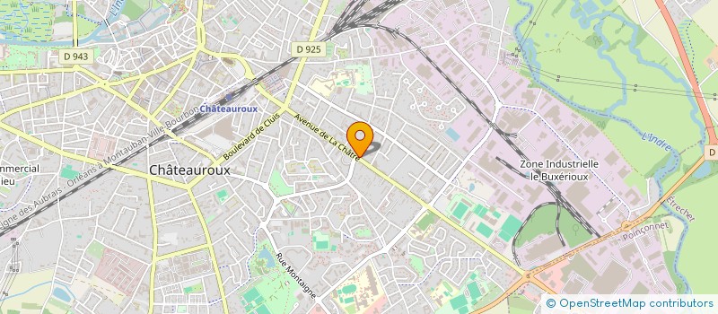 localisation de l'entreprise MONSIEUR SYLVAIN LAGONOTTE  CHATEAUROUX