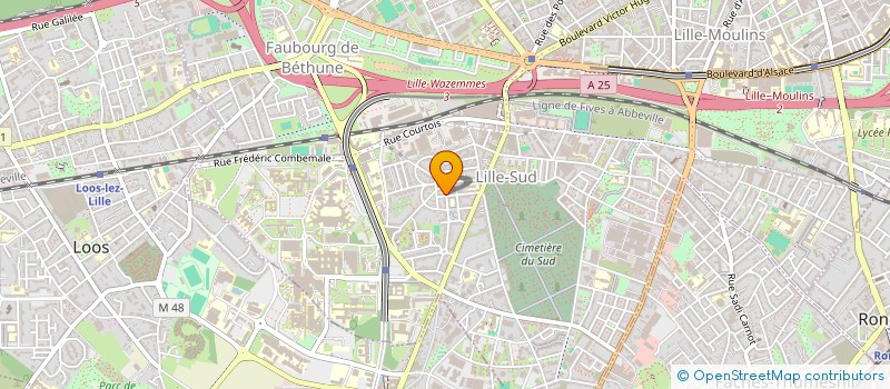 localisation de l'entreprise MONSIEUR SYLVAIN LAMERAND à LILLE