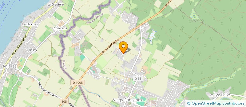 localisation de l'entreprise MONSIEUR SYLVAIN LANCON  VEIGY-FONCENEX