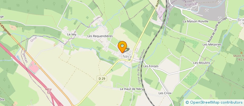 localisation de l'entreprise MONSIEUR SYLVAIN LANDEMAINE à GOUFFERN EN AUGE
