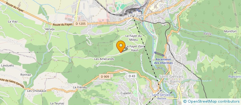 localisation de l'entreprise MONSIEUR SYLVAIN LANGRIS  SAINT-GERVAIS-LES-BAINS