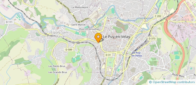 localisation de l'entreprise MONSIEUR SYLVAIN LANTHEAUME à LE PUY-EN-VELAY