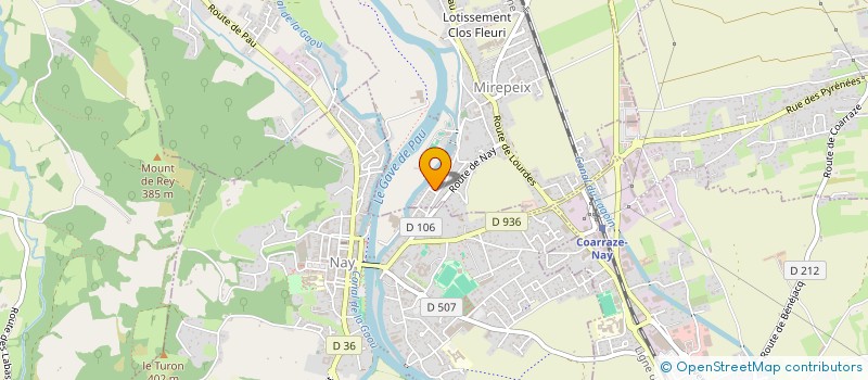 localisation de l'entreprise MONSIEUR SYLVAIN LARBAIGT  MIREPEIX