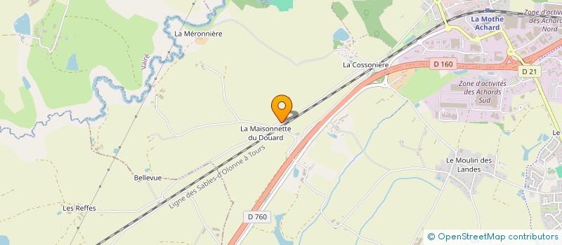 localisation de l'entreprise MONSIEUR SYLVAIN LARDEUX à SAINT-JULIEN-DES-LANDES