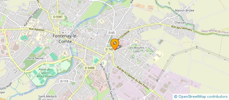 localisation de l'entreprise MONSIEUR SYLVAIN LARDIERE à FONTENAY-LE-COMTE