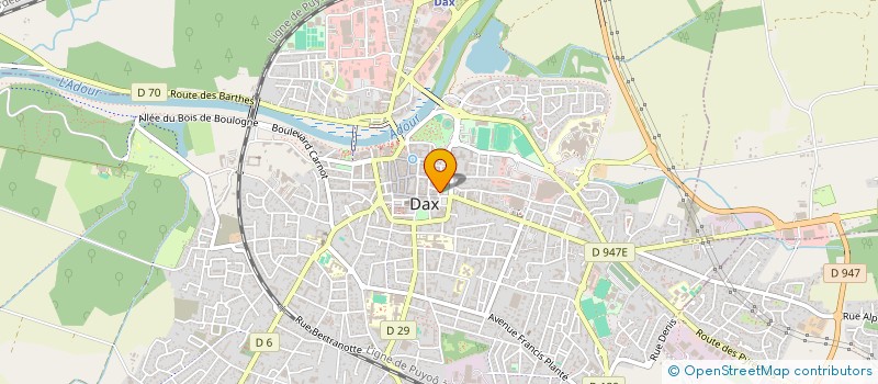 localisation de l'entreprise MONSIEUR SYLVAIN LARRERE à DAX
