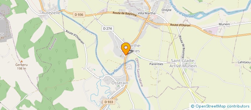 localisation de l'entreprise MONSIEUR SYLVAIN LARTIGUE  ESPIUTE