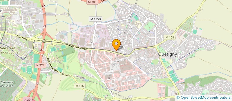 localisation de l'entreprise MONSIEUR SYLVAIN LATOUR  QUETIGNY